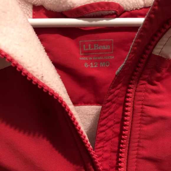 LL Bean Infant Girl’s Winter Coat-6-12 months - Picture 3 of 10